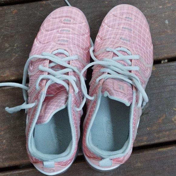 RARE Women's Nike Vapor Max Plus Bleached Coral sneakers sz 8.5 M - Picture 10 of 11